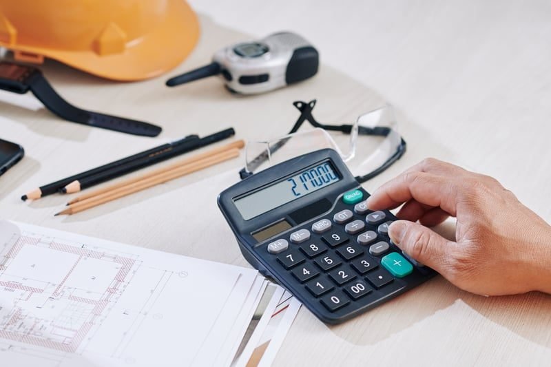 Calculator and figures for costing defective works remedial damages