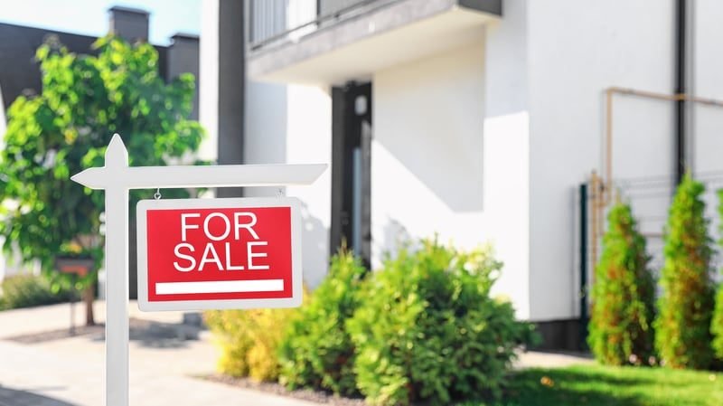 For sale and to let board outside a commercial property being marketed