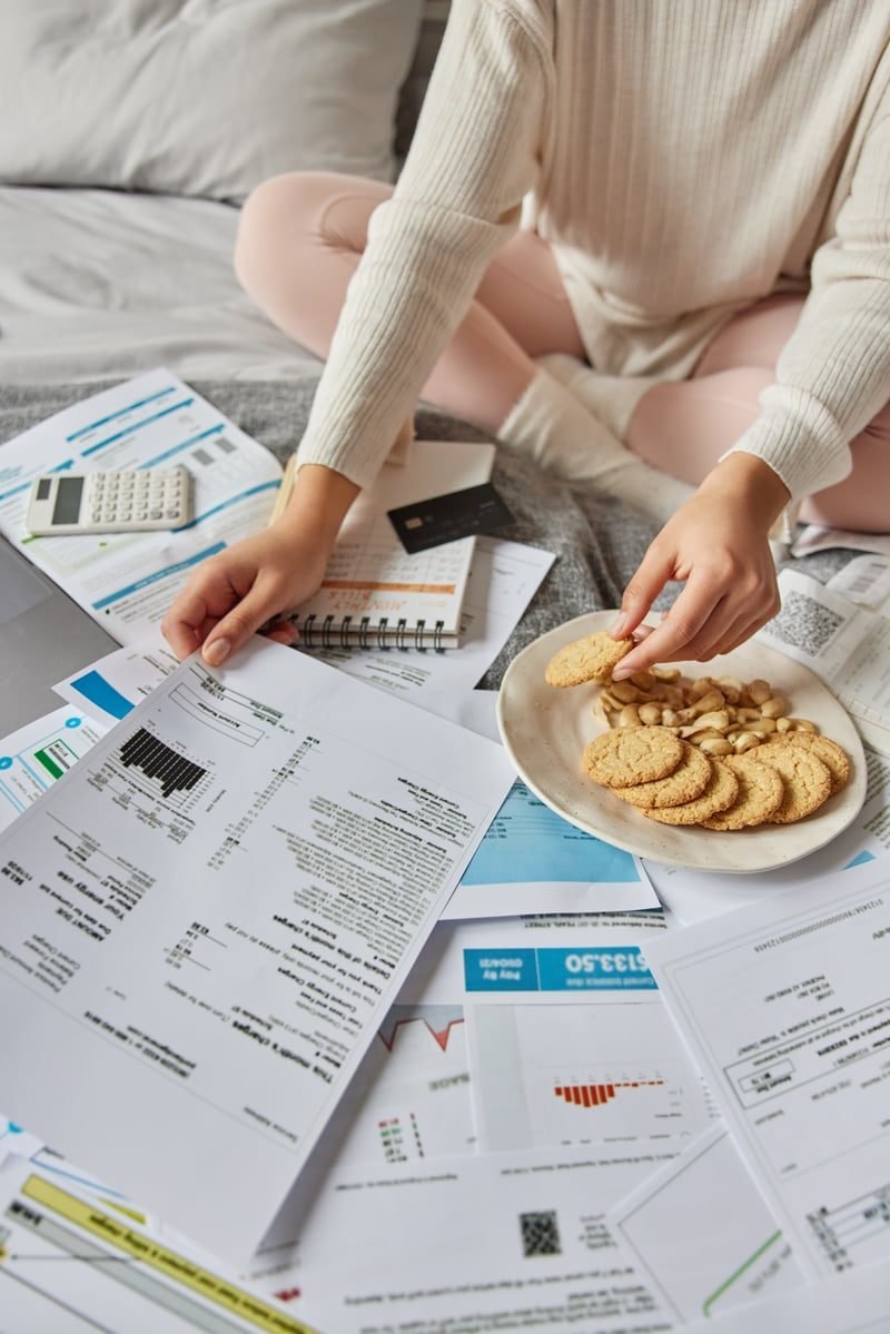 Household bills and paperwork representing leasehold service charges and ground rent
