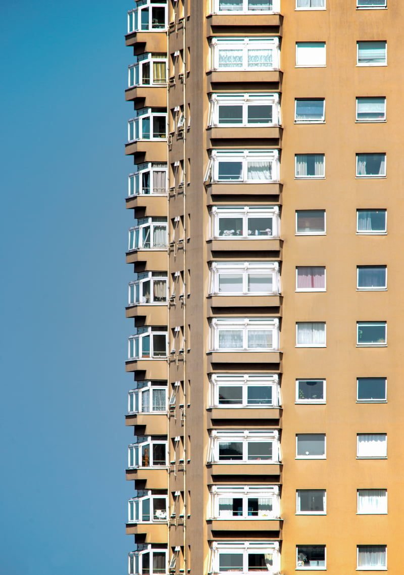 Residential tower block, illustrating building safety and service charge issues for leaseholders
