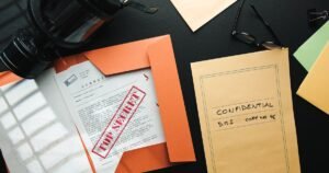 Insights 69 Confidential and top secret document folders on a dark desk — one-way vs mutual NDAs for London businesses