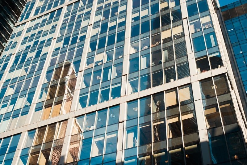 Business Rates for Offices: A Complete UK Guide 1 Glass office building subject to commercial business rates
