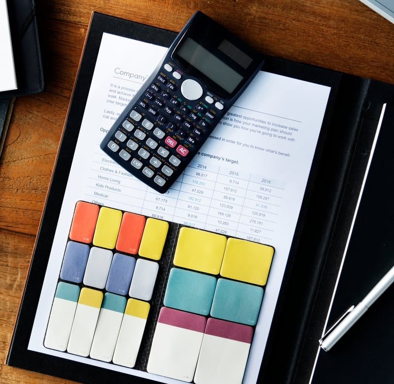 What Is Retail, Hospitality and Leisure Relief? A Plain-English Guide for UK Businesses 2 Calculator and financial documents used to work out business rates multipliers